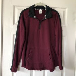 Victoria’s Secret PINK Curved Half-Zip